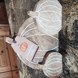 Wooden Pumkins Decoration - NWT